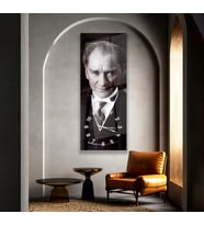 Saatli Mustafa Kemal Atatu¨rk Cam Tablo
