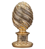 Yumurta Biblo Ayetel Kürsi Gold Rengi (Büyük Boy) (Gümüş)