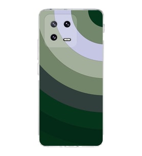 PrintiFy Xiaomi Mi 13 Pro Uyumlu Kamera Korumalı Renk Cümbüşü C Tasarımlı Şeffaf Silikon Kılıf