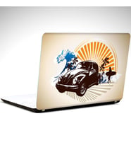 Araba Güneş Sörf Laptop Sticker 15.4 inch (37X26CM)