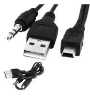 MİNİ USB 5 PIN TO USB-3.5 mm STEREO KABLO