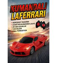 1:24 Ölçek Full Fonksiyon Uzaktan Kumandalı Gerçekçi Spor Yarış Arabası (20 cm)