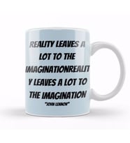 John Lennon Quote Kupa Bardak Porselen