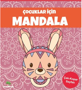 Çocuklar İçin Mandala - Pembe