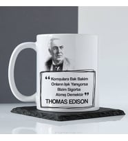 Thomas Edison Esprili Kupa Bardak
