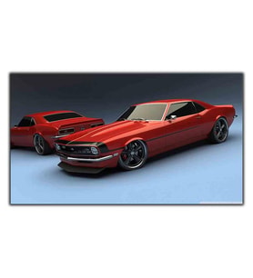 CHEVROLET CAMARO KLASİK ARABA KANVAS TABLO
