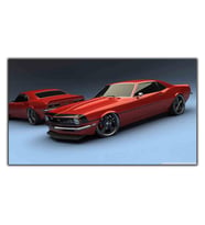 CHEVROLET CAMARO KLASİK ARABA KANVAS TABLO