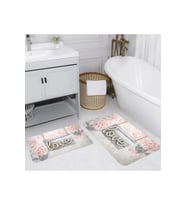 Eliana Home Baskılı 2'li Banyo Paspas Takımı RVG5056