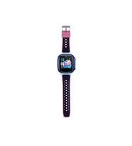 Lexroo Huawei Watch GT 5 Pro 42mm KRD-138 18mm Çocuklara Özel Silikon Strap Kayış - Rose Pembe-Siyah