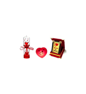 Eşe Sevgiliye En Güzel Gününüzde Romantik Hediye Aşk Ölçer Kalp Lamba Sevgili Plaket Hobi Yağmuru