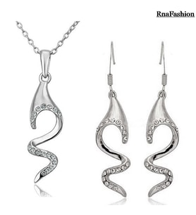 Zirkon Taşlı,   Altın Kaplama(18GP) Kolye, Küpe, Yüzük ,Takı Seti