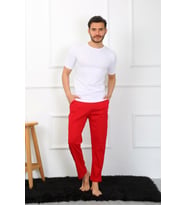 Akbeniz Erkek Pamuk Kırmızı Tek Alt Pijama 27495