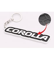 Toyota Corolla Uyumlu 3D Baskı Anahtarlık – Lastik Desenli Özel Tasarım Araba Anahtarlığı