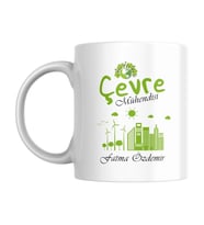 Kişiye Özel Çevre Mühendisi Temalı Kupa Bardak