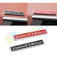 Limited Edition Torpido Bagaj Logo Amblem 3D Metal Paslanmaz Çelik 1 Adet (Kırmızı)