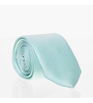 Su Yeşili Slim Fit Düz Renk Dokuma Kravat / DDK-22 (Renksiz)