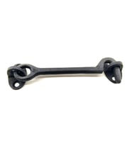 Antika Tarz Dekoratif Pirinç Çengeli - 13cm, Oksit