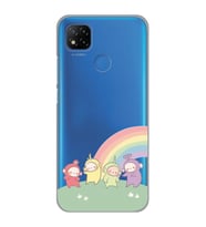 Redmi 9C / Redmi 10A Uyumlu Teletubbies Desenli Şeffaf Telefon Kılıfı