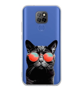 PrintiFy General Mobile GM 20 ile Uyumlu Kedi 3 Kamera Korumalı Şeffaf Kılıf