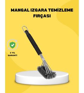Northcity Grill ve Mangal Izgara Temizlik Aparatı - Paslanmaz Çelik Fırça