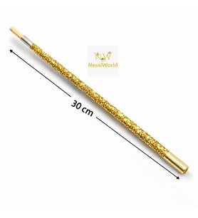 30 cm Altın Gold Payetli Tutacağı – 1920’ler Gatsby Parti Aksesuarı