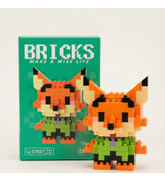 Bricks Zootropolis Nick Wilde Mini Lego Figürü