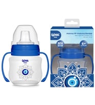 Wee Baby Akıtmaz Kulplu PP Bardak (Alıştırma Bardağı) 125ML Nazar Boncuğu