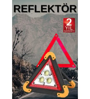 Solar Şarjlı Çok Fonksiyonlu Reflektör Işıklı Ikaz Lambası Acil Durum Reflektörü Acil Durum Uyarı La