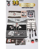 LİSANSLI BEŞİKTAŞ 36 PARÇA PREMIUM KIRTASİYE SETİ (Krem)
