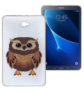 Samsung Galaxy Tab T580 Baskılı Silikon Kılıf BK-35