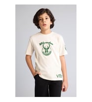 Defacto 26Y801002484 Ekru Erkek Çocuk T-Shirt G7618A8/ER117