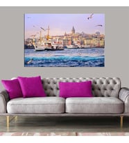 Miyrem Exclusive Serie"  İstanbul Vapur Kanvas Tablo
