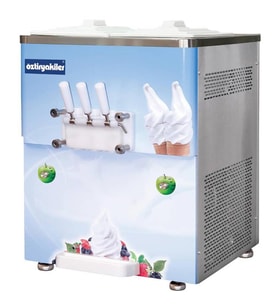 Öztiryakiler 3 Kollu Dondurma Makinesi, Set Üstü, 2x8 Lt