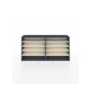 Arges Konsol 8 Raflı  176x30x99 Antrasit-Antrasit/Aytaşı
