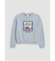 LC WAIKIKI Yeşil Bisiklet Yaka Erkek Çocuk Sweatshirt