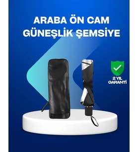 Yüksek Kaliteli Cam Elyaf İskeletli Araba Şemsiyesi – Tüm Araçlara Uygun