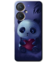 Vivo Y27 Kılıf HD Desen Baskılı Kılıf - Bebek Panda