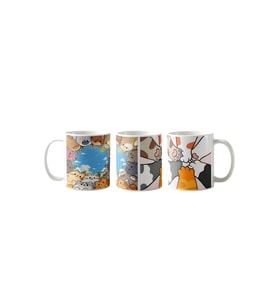 Ghostbastır Design Kanka Kediler Kupa Bardak Tek Adet K063