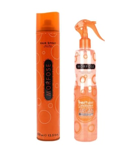 Saç Spreyi Turuncu 400ml + Fön Suyu Argan 400ml