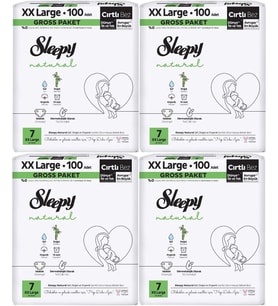 Sleepy Bebek Bezi Natural Beden:7 (20-30KG) XX Large 400 Adet Süper Ekonomik Fırsat Gross Pk