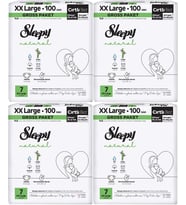 Sleepy Bebek Bezi Natural Beden:7 (20-30KG) XX Large 400 Adet Süper Ekonomik Fırsat Gross Pk