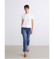 LCW Jeans İndigo Crop Flare Kadın Jean Pantolon