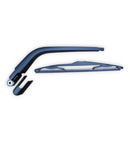 Hyundai i10 2007-2011 Arka Cam Silecek Silgi Kolu Takımı 988110X000 (Siyah)
