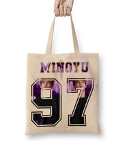 Kim Mingyu 97 Bez Çanta Uzun Saplı