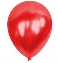 As Balon Metalik Balon 100Lü Kırmızı