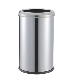 PASL.ÇELİK 304 KALİTE 5 LT ÇEMBERLİ AÇIK ÇÖP KOVASI 
