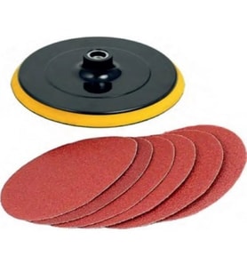 Yedekli Cırt Disk Zımpara Tabanı 115mm