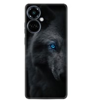 Camon 19 Pro Kılıf Resimli Desenli Silikon Platinium Series Dark Wolfs 1834