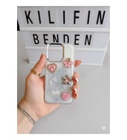 İphone 15 Pro Taşlı Kılıf Modeli