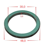 Egzoz Boğaz Contası Toyota Corolla AE92 / AE101 1988-1998 (35x48x5, 1.3, 2E)